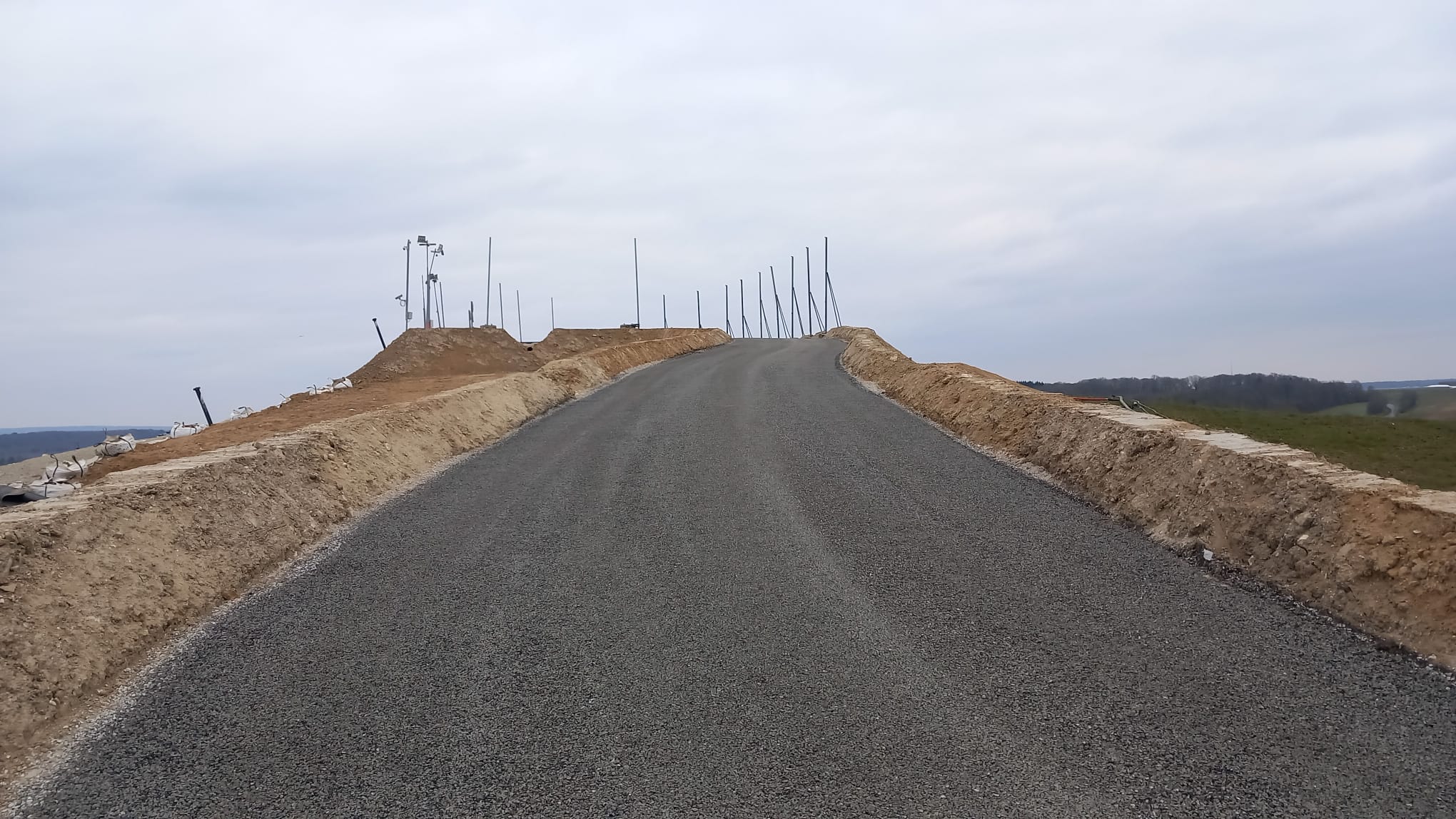 Création quai de vidage et rampe