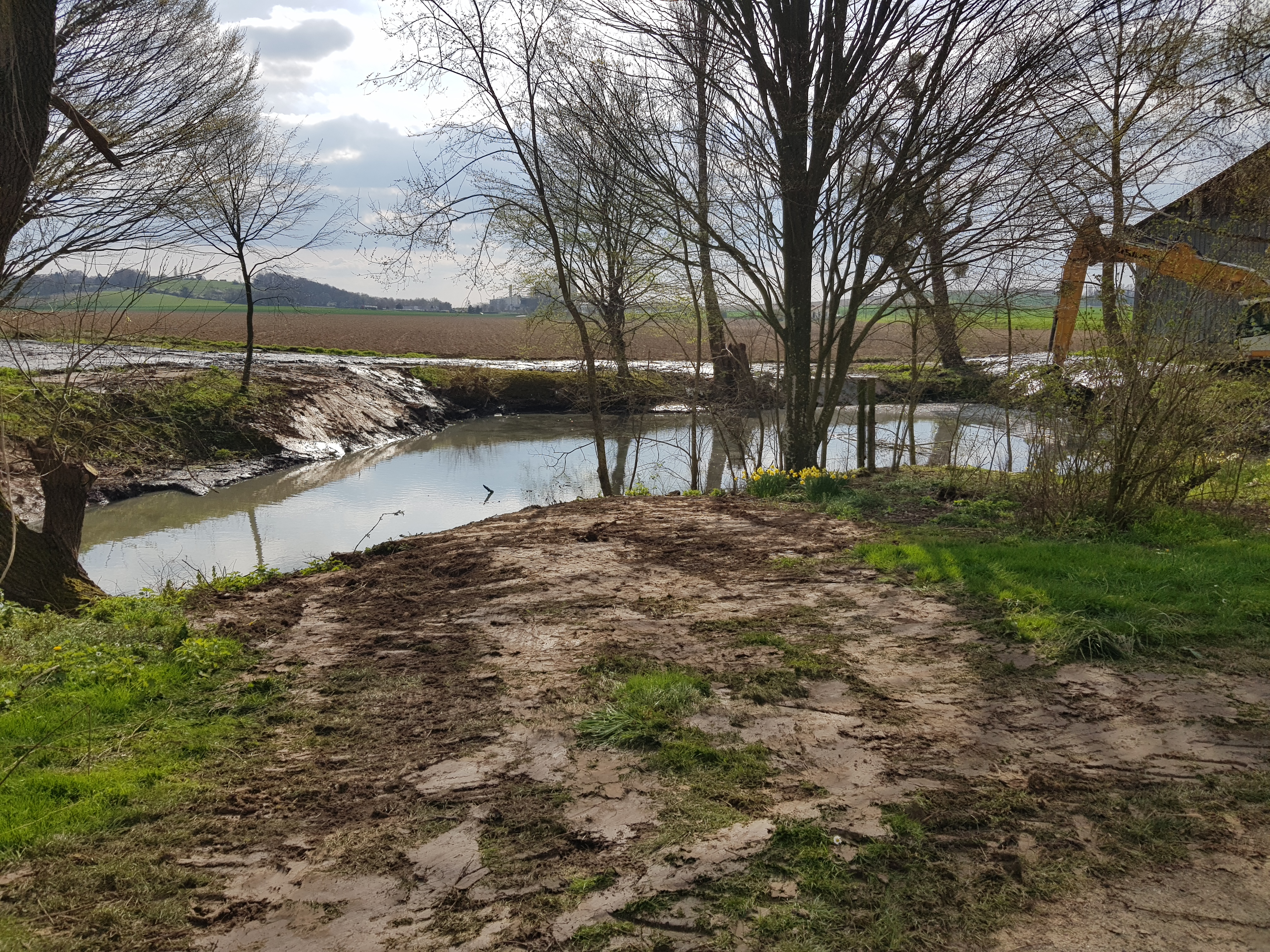 Création d'une zone anti-innondation